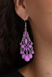 Paparazzi "STAYCATION Home" Purple Earrings Paparazzi Jewelry