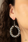 Paparazzi "Cosmic Halo" Black Earrings Paparazzi Jewelry