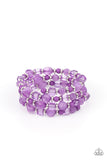 Paparazzi "Girly Girl Glimmer" Purple Bracelet Paparazzi Jewelry