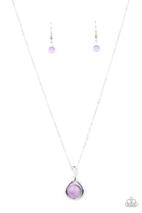 Paparazzi "Fairy Lights" Purple Necklace & Earring Sets Paparazzi Jewelry