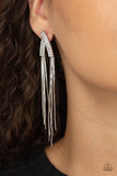 Paparazzi "It Takes Two To Tassel" White Post Earrings Paparazzi Jewelry