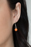 Paparazzi "Canyon Oasis" Orange Necklace & Earring Set Paparazzi Jewelry