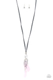 Paparazzi "Fundamentally Flirtatious" Pink Necklace & Earring Set Paparazzi Jewelry