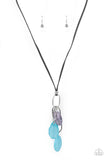 Paparazzi "Fundamentally Flirtatious" Blue Necklace & Earring Set Paparazzi Jewelry