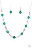 Paparazzi "Inner Illumination" Green Necklace & Earring Set Paparazzi Jewelry