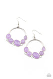 Paparazzi "Beautifully Bubblicious" Purple Earrings Paparazzi Jewelry