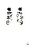 Paparazzi "Hazard Pay" Silver Post Earrings Paparazzi Jewelry