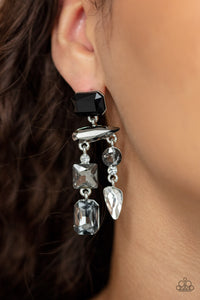 Paparazzi "Hazard Pay" Silver Post Earrings Paparazzi Jewelry