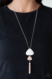 Paparazzi "Tide You Over" Rose Gold Necklace & Earring Set Paparazzi Jewelry