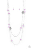 Paparazzi "Sublime Awakening" Purple Necklace & Earring Set Paparazzi Jewelry