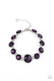 Paparazzi "Lustrous Luminosity" Purple Bracelet Paparazzi Jewelry