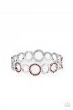 Paparazzi "Future, Past, And POLISHED" Red Bracelet Paparazzi Jewelry