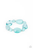Paparazzi "I Need A STAYCATION" Blue Bracelet Paparazzi Jewelry