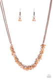 Paparazzi "Let There Be Twilight" Copper Necklace & Earring Set Paparazzi Jewelry