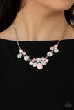 Paparazzi "Ethereal Romance" Pink Necklace & Earring Set Paparazzi Jewelry