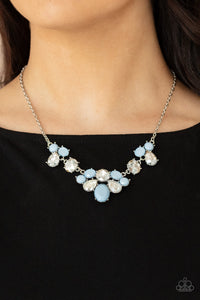 Paparazzi "Ethereal Romance" Blue Necklace & Earring Set Paparazzi Jewelry