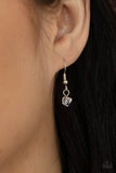 Paparazzi "Olympian Oracle" White Oil Spill Necklace & Earring Set Paparazzi Jewelry