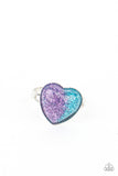 Girl's Starlet Shimmer 10 for 10 259XX Multi Glitter Heart Rings Paparazzi Jewelry