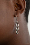Paparazzi "Urban Culture" Silver Necklace & Earrings Set Paparazzi Jewelry