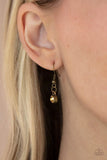 Paparazzi "Dizzy With Desire" Brass Necklace & Earring Set Paparazzi Jewelry