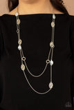 Paparazzi "Cobble Creek" White Necklace & Earring Set Paparazzi Jewelry