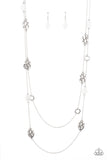 Paparazzi "Cobble Creek" White Necklace & Earring Set Paparazzi Jewelry