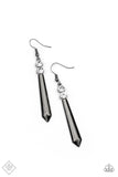 Paparazzi "Sparkle Stream" FASHION FIX Black Earrings Paparazzi Jewelry