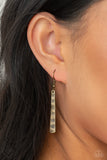 Paparazzi "You Wouldnt Flare" FASHION FIX Brass Necklace & Earring Set Paparazzi Jewelry