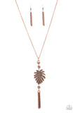 Paparazzi "Palm Promenade" Copper Necklace & Earring Set Paparazzi Jewelry
