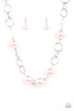 Paparazzi "New Age Novelty" Pink Necklace & Earring Set Paparazzi Jewelry