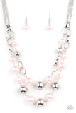 Paparazzi "Countess Your Blessings" Pink Necklace & Earring Set Paparazzi Jewelry