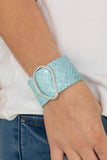 Paparazzi "HISS-tory In The Making" Blue Wrap Bracelet Paparazzi Jewelry