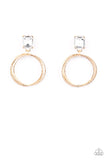 Paparazzi "Prismatic Perfection" Gold Post Earrings Paparazzi Jewelry