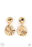 Paparazzi "Empress Of The Amazon" Gold Clip On Earrings Paparazzi Jewelry