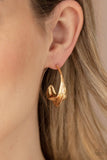 Paparazzi "Modern Meltdown" Gold Earrings Paparazzi Jewelry