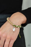 Paparazzi "Perpetually Peaceful" Green Bracelet Paparazzi Jewelry