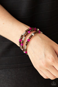 Paparazzi "Woodsy Walkabout" Pink Bracelet Paparazzi Jewelry