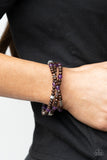 Paparazzi "Woodsy Walkabout" Purple Bracelet Paparazzi Jewelry