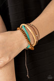 Paparazzi "Stack To Basics" Blue Bracelet Paparazzi Jewelry