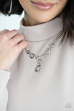Paparazzi "So Mod" Silver Necklace & Earring Set Paparazzi Jewelry