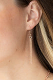Paparazzi "So Mod" Rose Gold Necklace & Earring Set Paparazzi Jewelry