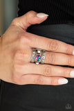 Paparazzi "The Gleaming Tower" Purple OIL SPILL Ring Paparazzi Jewelry