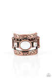 Paparazzi "The Gleaming Tower" Copper Ring Paparazzi Jewelry
