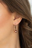 Paparazzi "Beaded Beacon" Copper  Necklace & Earring Set Paparazzi Jewelry
