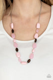 Paparazzi "Meadow Escape" Pink Necklace & Earring Set Paparazzi Jewelry