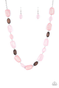 Paparazzi "Meadow Escape" Pink Necklace & Earring Set Paparazzi Jewelry