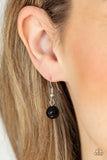 Paparazzi "Nautical Novelty" Black Necklace & Earring Set Paparazzi Jewelry