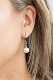 Paparazzi "Nautical Novelty" White Necklace & Earring Set Paparazzi Jewelry