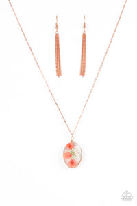 Paparazzi "Sweet Sentiments" Copper Necklace & Earring Set Paparazzi Jewelry