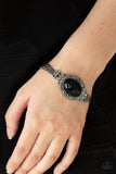 Paparazzi "Top Notch Drama" Black Bracelet Paparazzi Jewelry